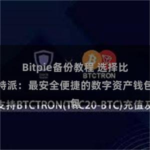 Bitpie备份教程 选择比特派：最安全便捷的数字资产钱包