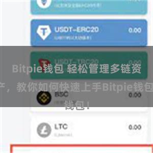 Bitpie钱包 轻松管理多链资产，教你如何快速上手Bitpie钱包！