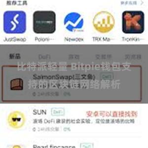 比特派轻量 Bitpie钱包支持的区块链网络解析