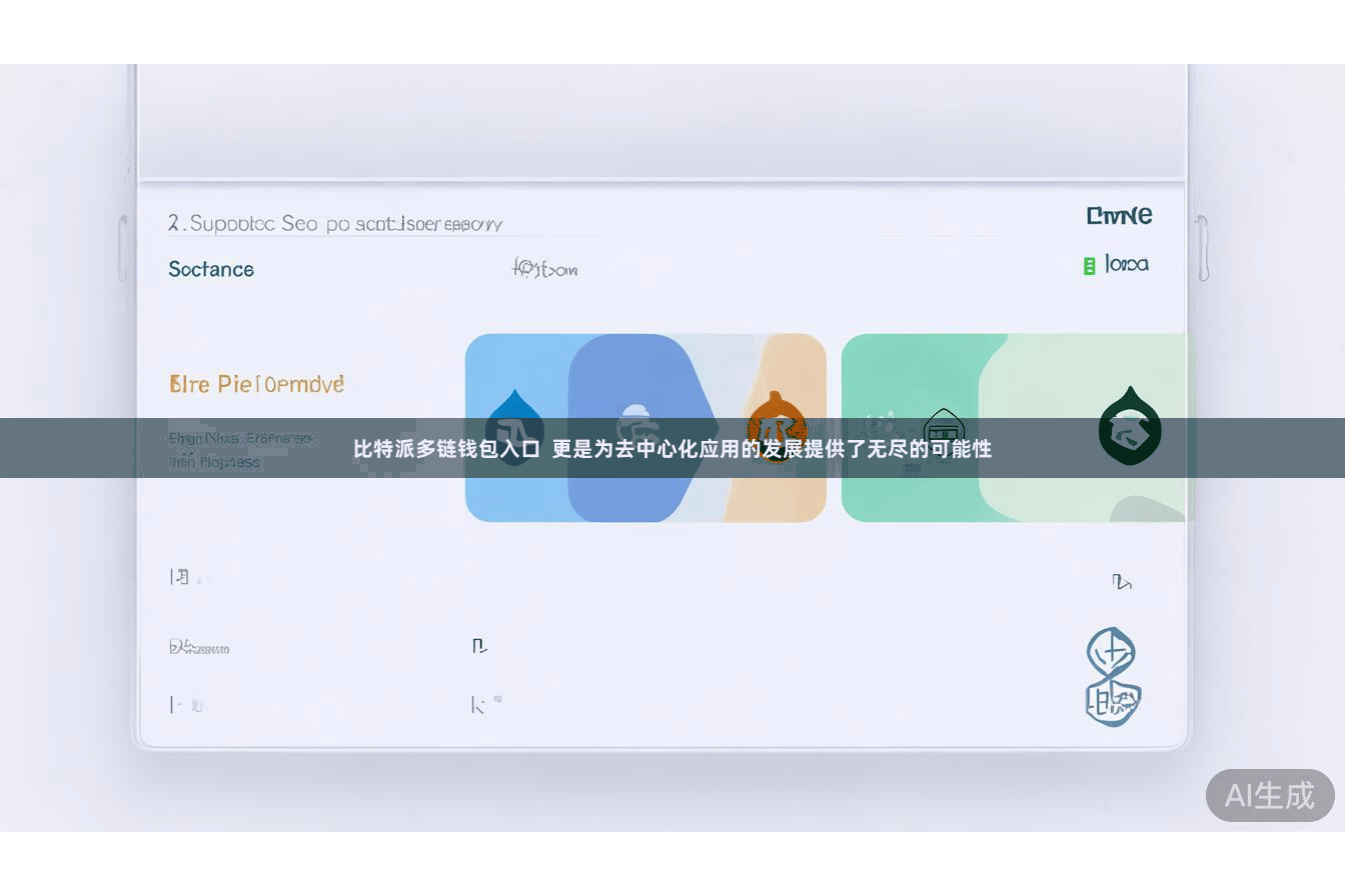 比特派多链钱包入口  更是为去中心化应用的发展提供了无尽的可能性